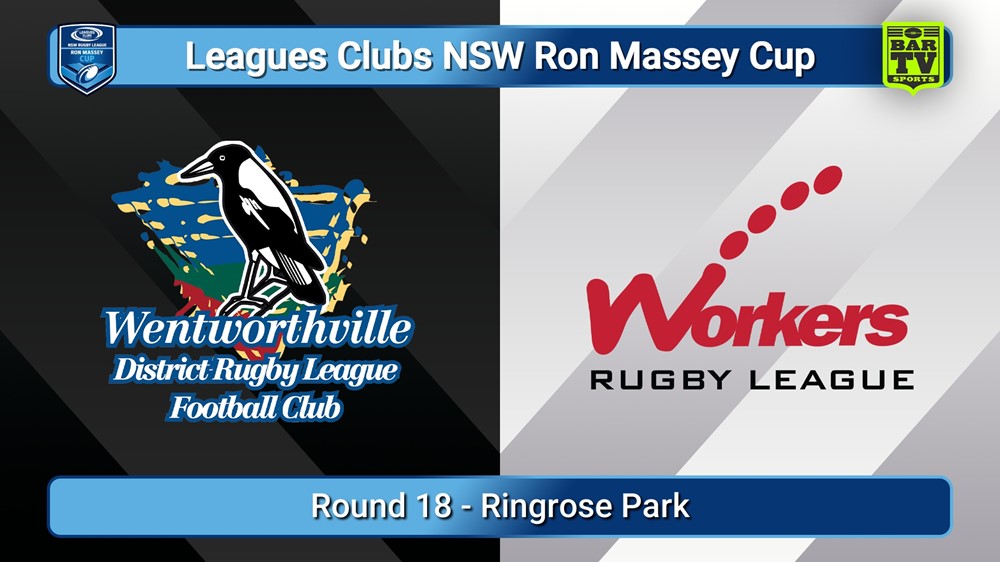 250802-video-Ron Massey Cup Round 18 - Wentworthville Magpies  v Blacktown Workers Slate Image