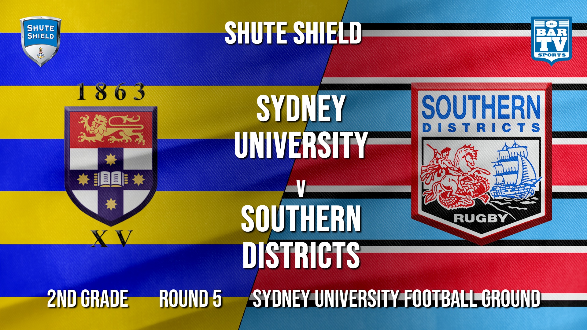 Shute Shield Round 5 - 2nd Grade - Sydney University v Southern Districts Slate Image