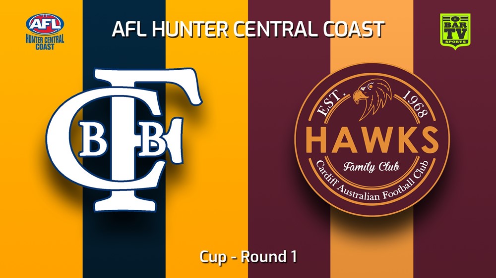 240817-video-AFL Hunter Central Coast Round 1 - Cup - Bateau Bay v Cardiff Hawks Slate Image