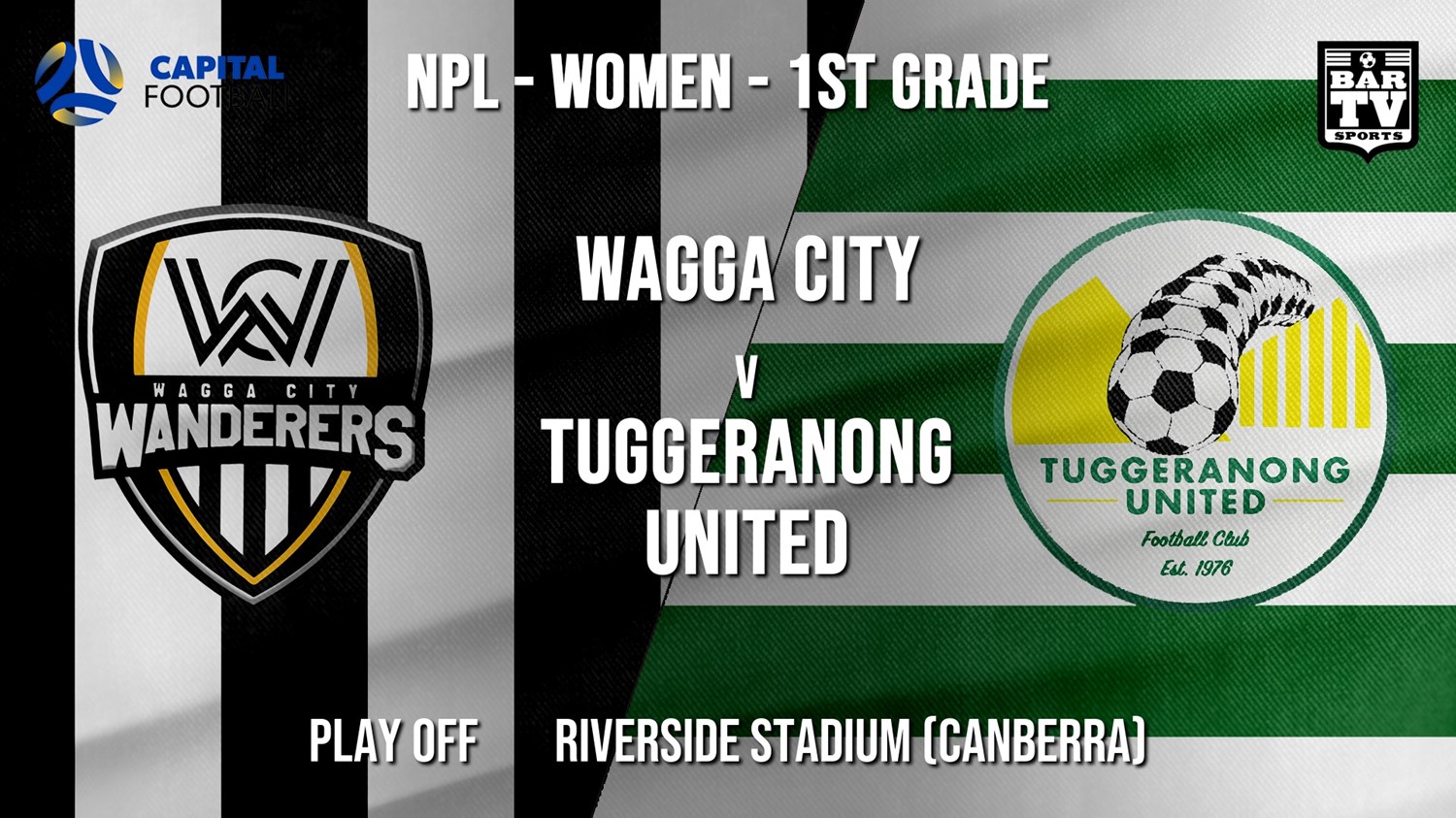 NPLW - Capital Play Off - Wagga City Wanderers FC (women) v Tuggeranong United FC (women) Slate Image