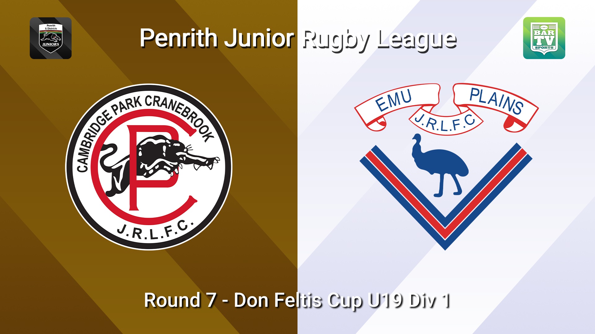 260531-video-Penrith & District Junior Rugby League Round 7 - Don Feltis Cup U19 Div 1 - Cambridge Park v Emu Plains Slate Image