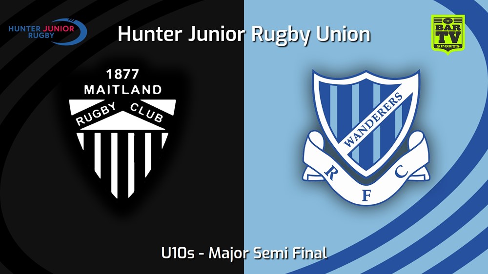 240831-video-Hunter Junior Rugby Union Major Semi Final - U10s - Maitland Black v Wanderers Slate Image