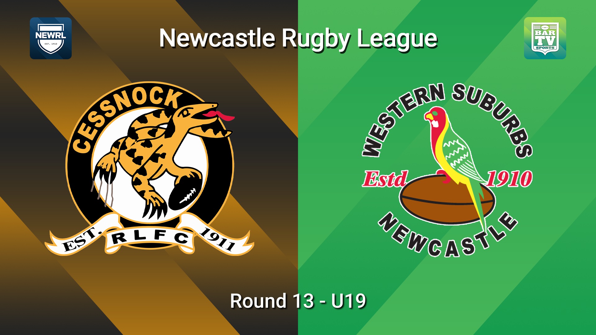 260711-video-Newcastle RL Round 13 - U19 - Cessnock Goannas v Western Suburbs Rosellas Slate Image
