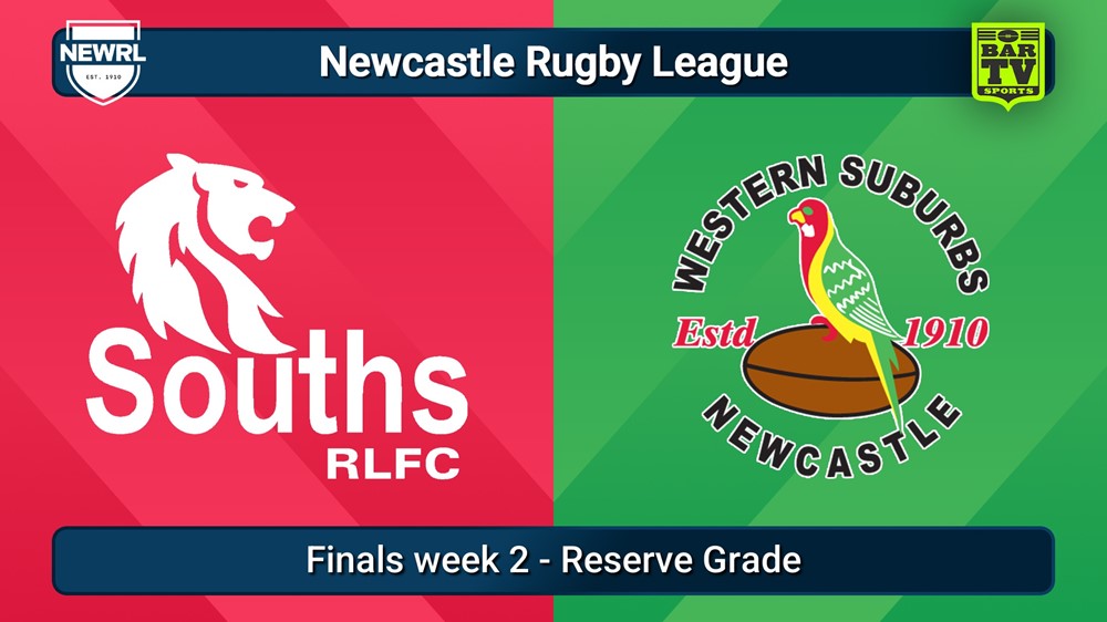 250907-video-Newcastle RL Finals week 2 - Reserve Grade - South Newcastle Lions v Western Suburbs Rosellas Slate Image