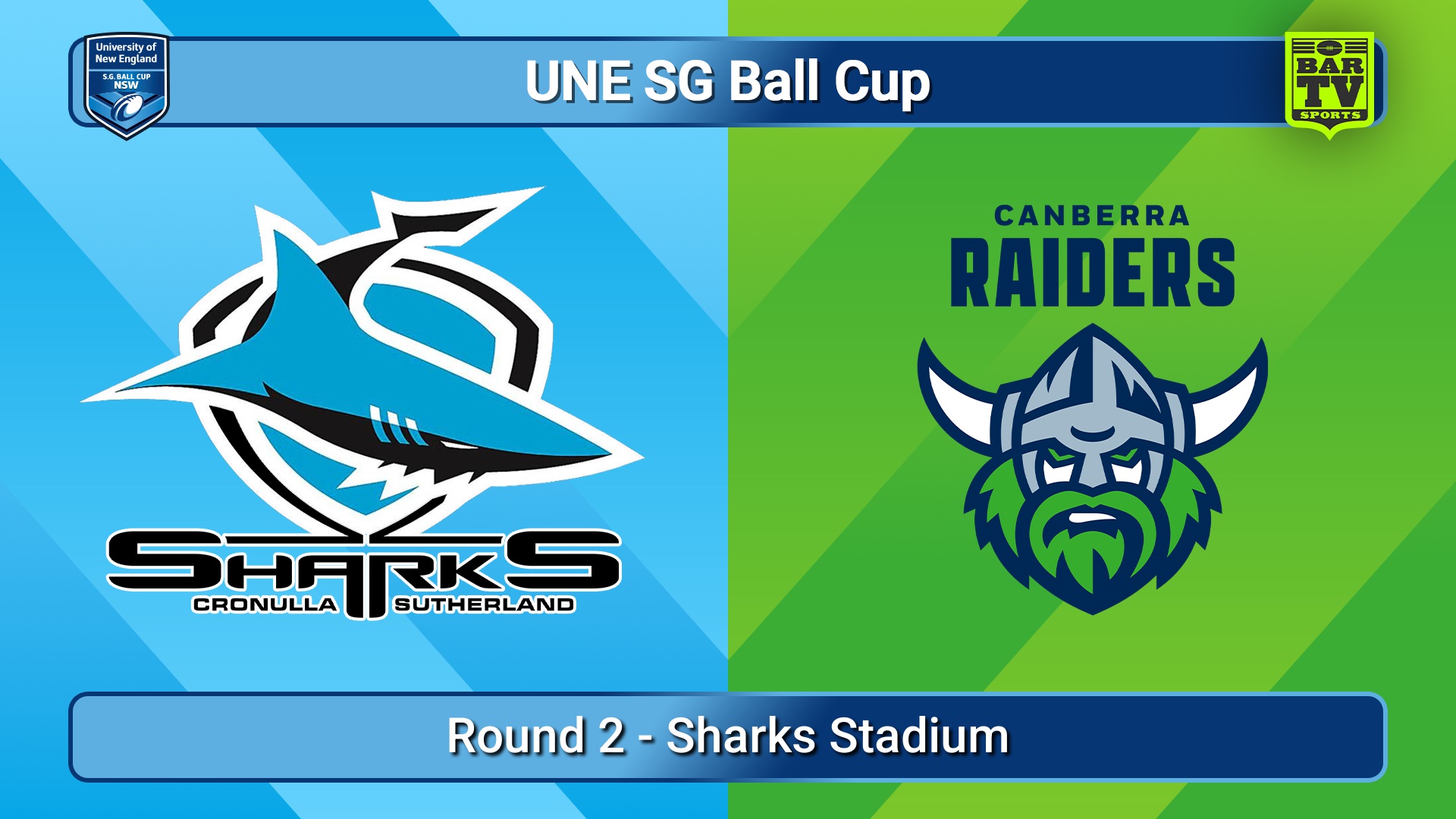 250208-video-UNE SG Ball Cup Round 2 - Cronulla-Sutherland Sharks v Canberra Raiders Slate Image