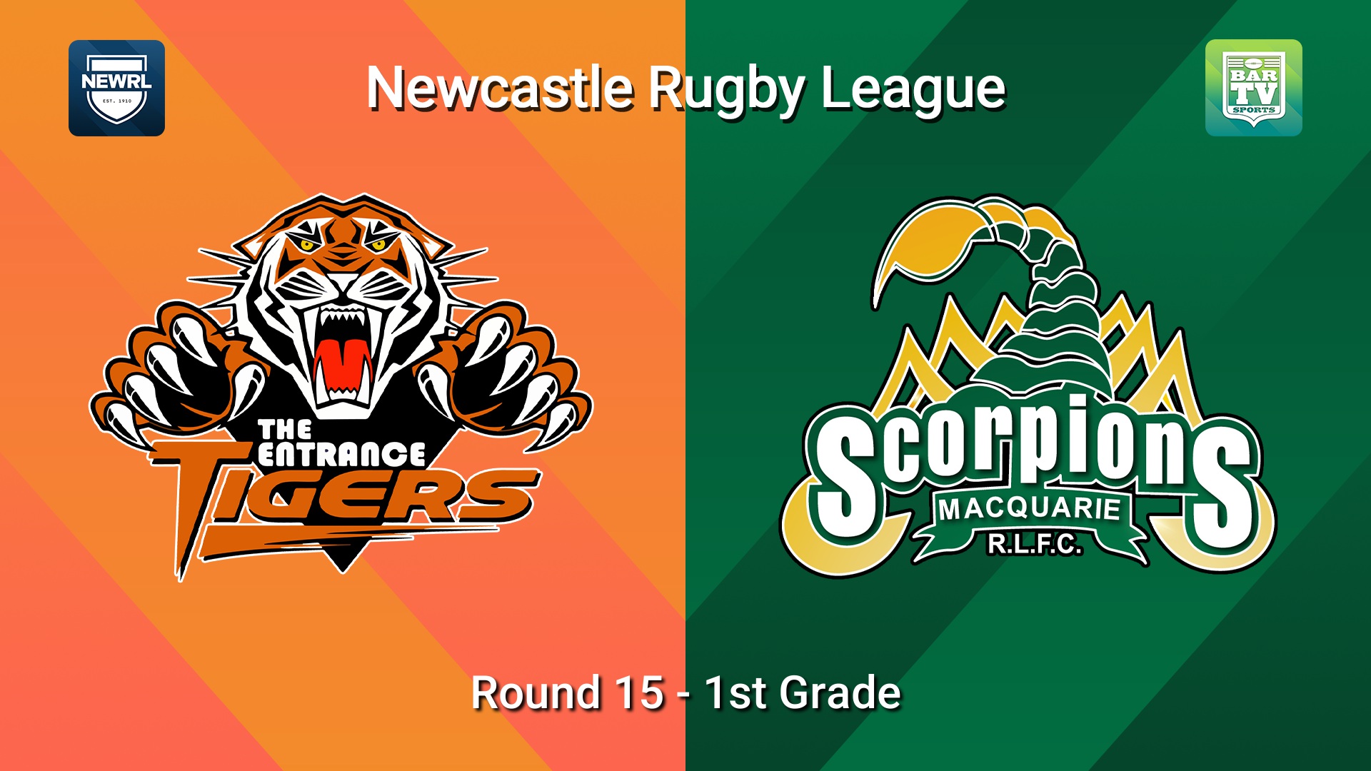260802-video-Newcastle RL Round 15 - 1st Grade - The Entrance Tigers v Macquarie Scorpions Slate Image
