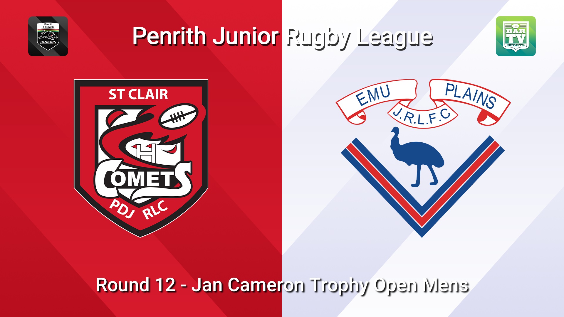 260719-video-Penrith & District Junior Rugby League Round 12 - Jan Cameron Trophy Open Mens - St Clair v Emu Plains Slate Image