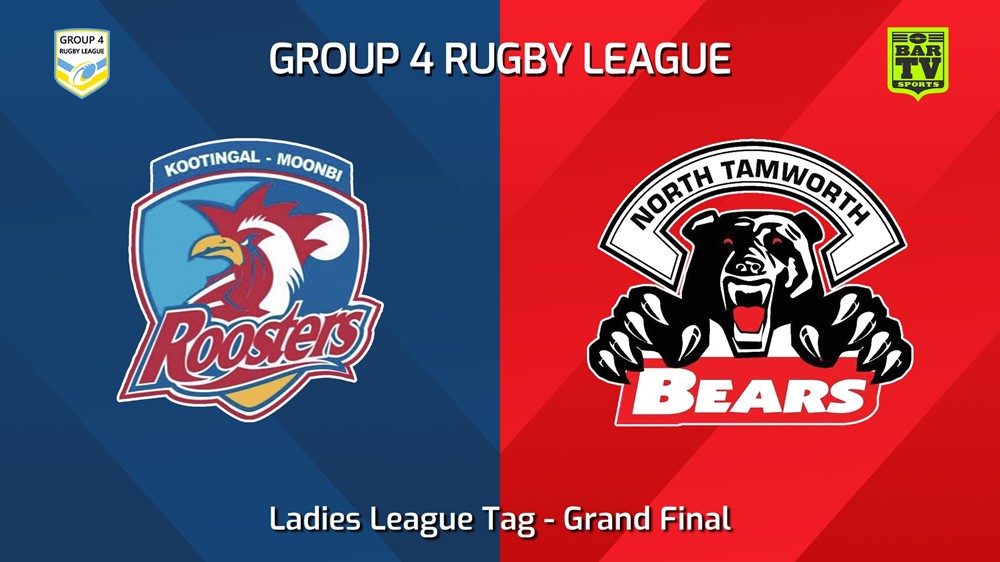 240907-video-Group 4 Rugby League Grand Final - Ladies League Tag - Kootingal Moonbi Roosters v North Tamworth Bears Slate Image