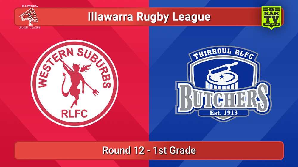 250727-video-Illawarra Round 12 - 1st Grade - Western Suburbs Devils v Thirroul Butchers Slate Image