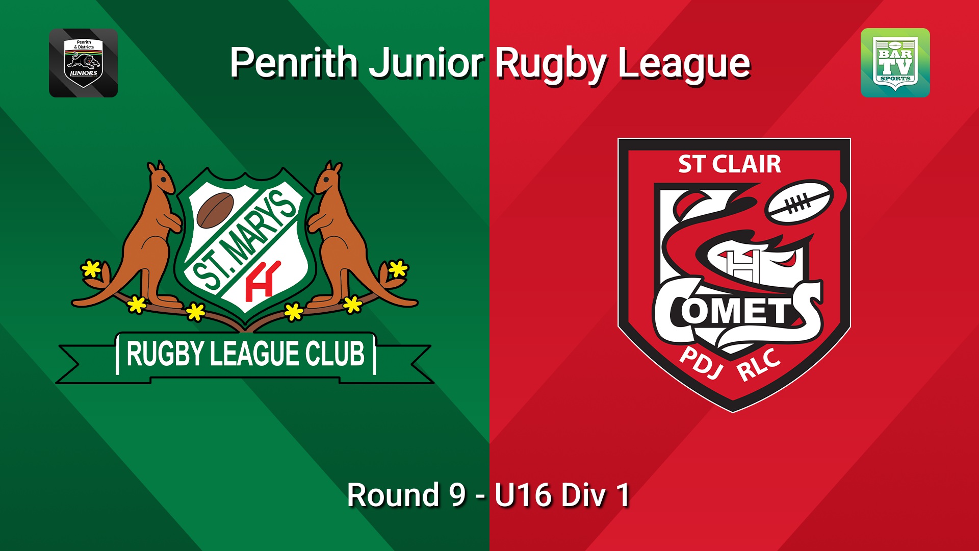 260627-video-Penrith & District Junior Rugby League Round 9 - U16 Div 1 - St Marys v St Clair Minigame Slate Image