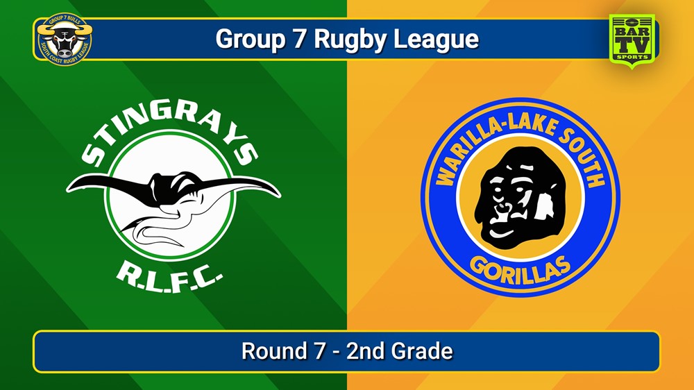 250713-video-South Coast Round 7 - 2nd Grade - Stingrays of Shellharbour v Warilla-Lake South Slate Image