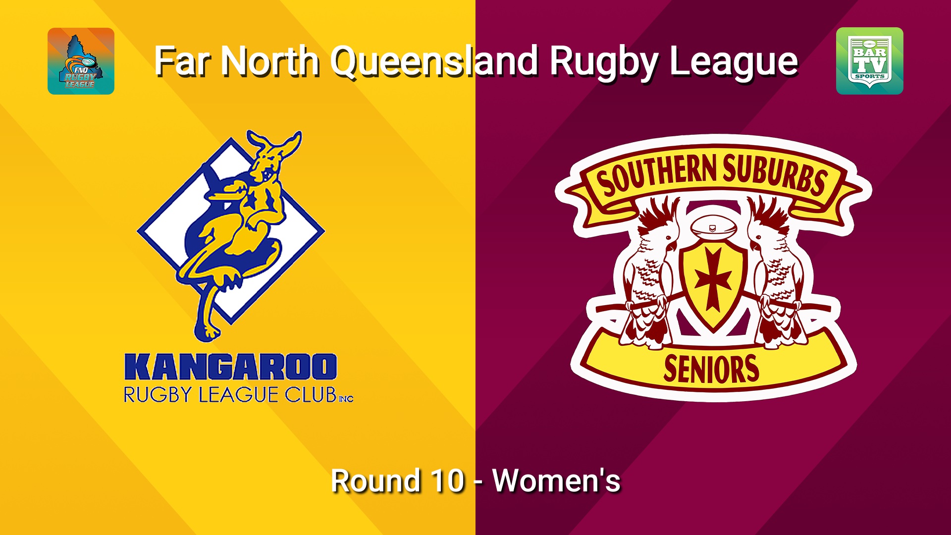 260606-video-FNQ Rugby League Round 10 - Women's - Cairns Kangaroos v Southern Suburbs Slate Image