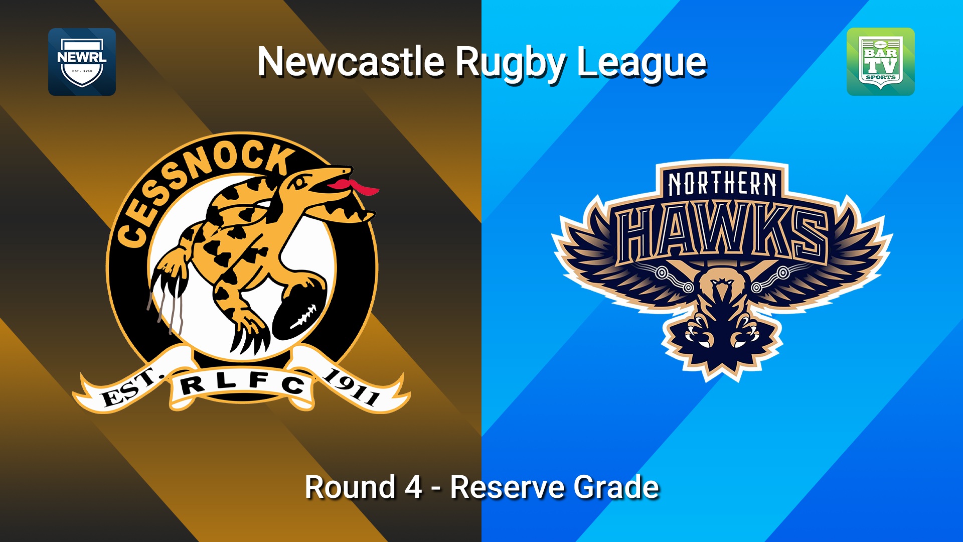 260502-video-Newcastle RL Round 4 - Reserve Grade - Cessnock Goannas v Northern Hawks Slate Image