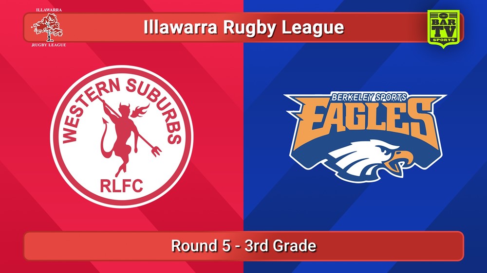 250712-video-Illawarra Round 5 - 3rd Grade - Western Suburbs Devils v Berkeley Eagles Slate Image