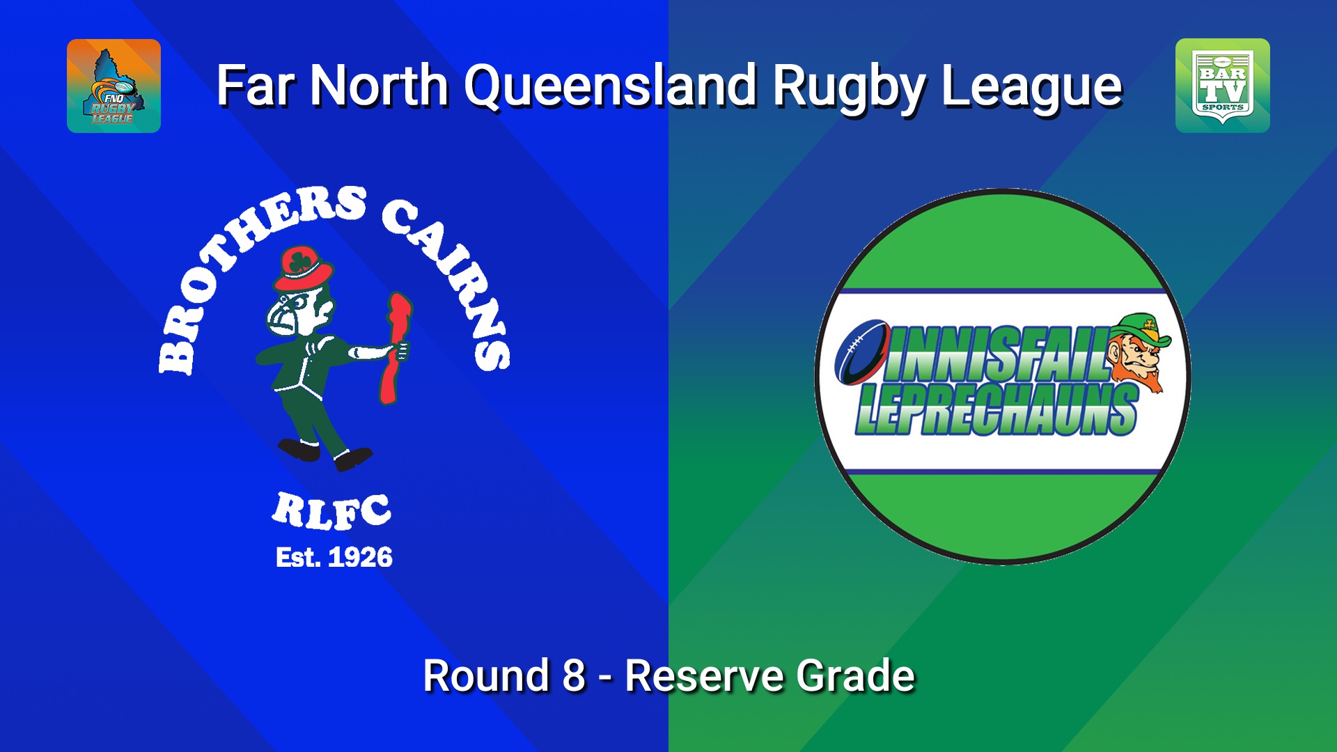 260523-video-FNQ Rugby League Round 8 - Reef Print & Design Reserve Grade - Cairns Brothers  v Innisfail Leprechauns  Slate Image
