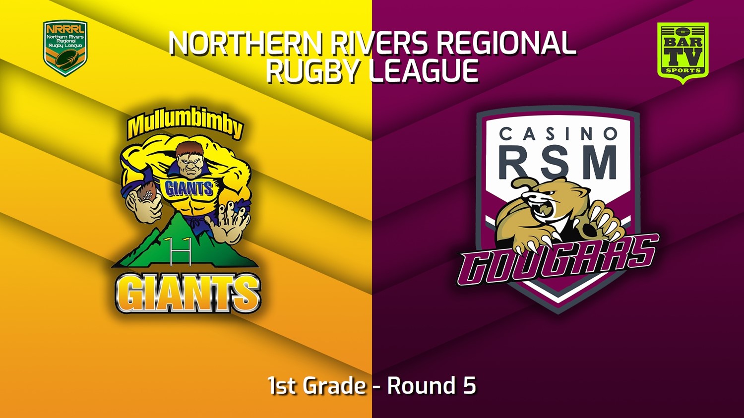 230514-Northern Rivers Round 5 - 1st Grade - Mullumbimby Giants v Casino RSM Cougars Slate Image