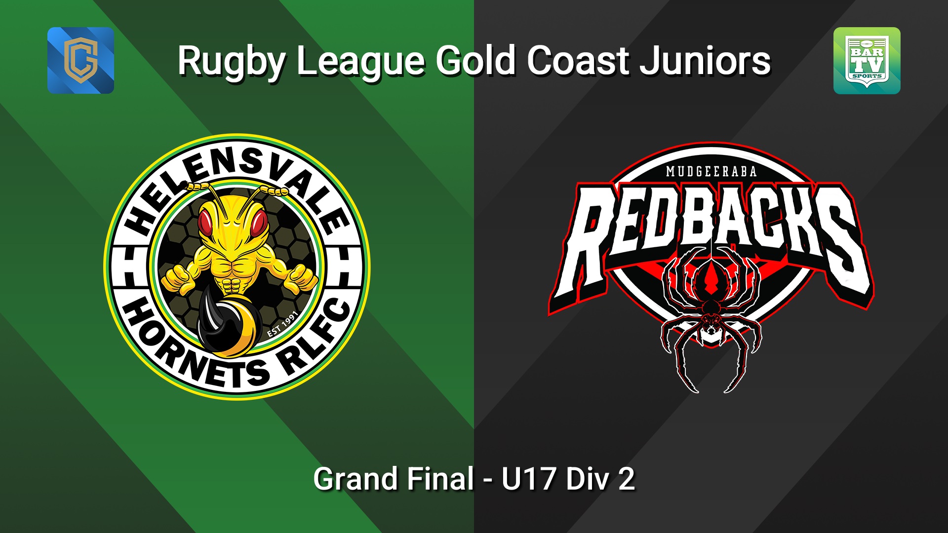 260912-video-Rugby League Gold Coast Juniors Grand Final - U17 Div 2 - Helensvale Hornets v Mudgeeraba Redbacks Slate Image