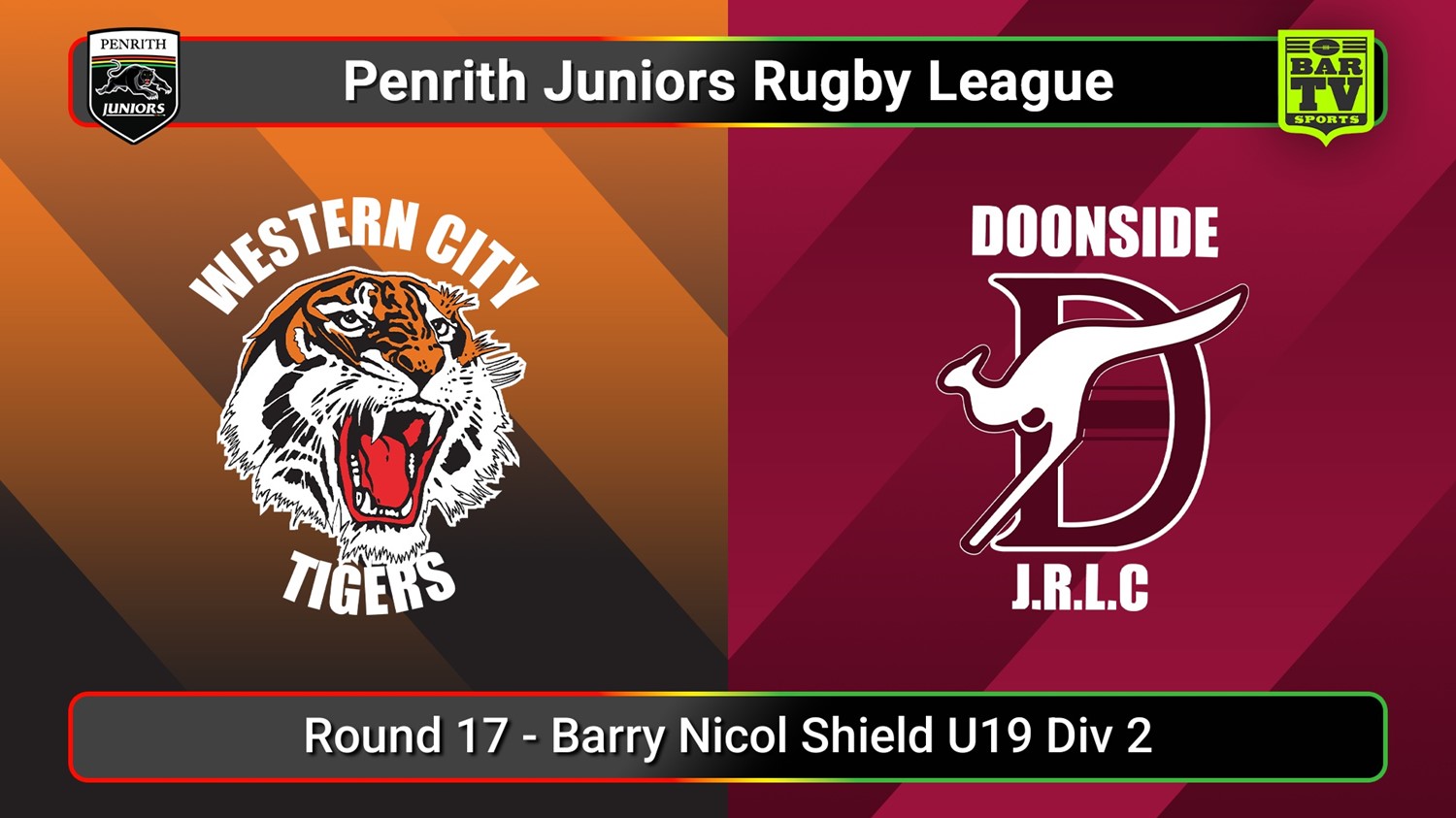 250810-video-Penrith & District Junior Rugby League Round 17 - Barry Nicol Shield U19 Div 2 - Western City Tigers v Doonside Slate Image