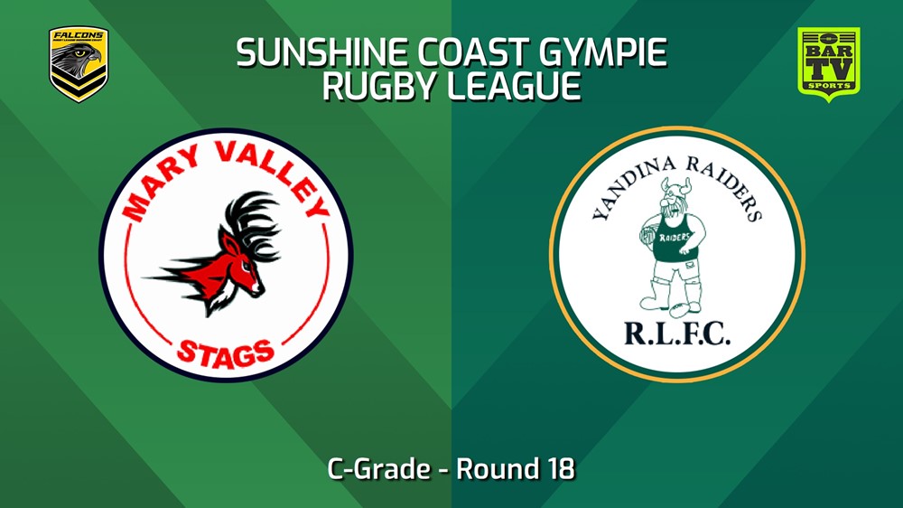 240817-video-Sunshine Coast RL Round 18 - C-Grade - Mary Valley Stags v Yandina Raiders Slate Image