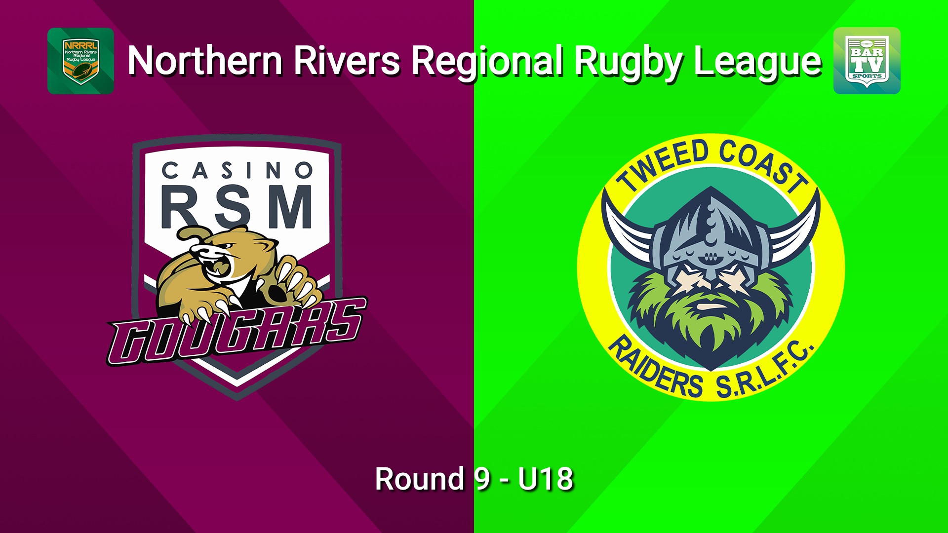 260621-video-Northern Rivers Round 9 - U18 - Casino RSM Cougars v Tweed Coast Raiders Slate Image