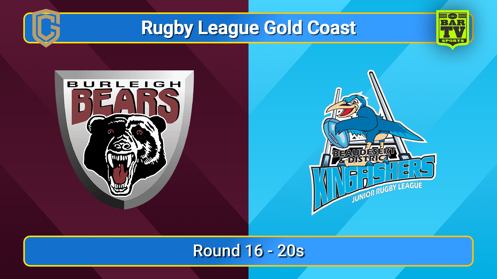 250817-video-Gold Coast Round 16 - 20s - Burleigh v Beaudesert Kingfishers Slate Image