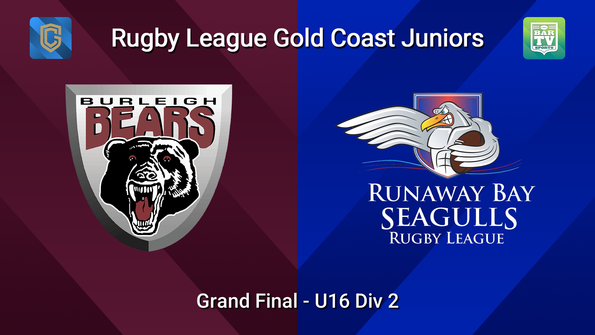 260912-video-Rugby League Gold Coast Juniors Grand Final - U16 Div 2 - Burleigh Bears Juniors v Runaway Bay Seagulls Slate Image