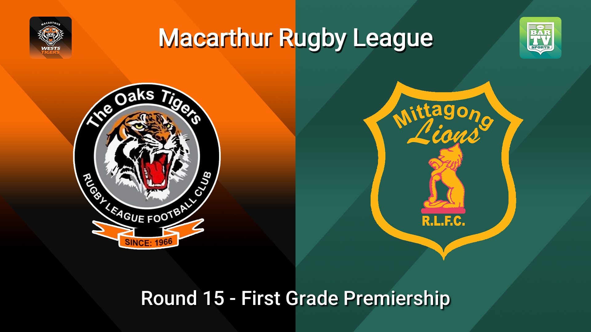260816-video-Macarthur RL Round 15 - First Grade Premiership - The Oaks Tigers v Mittagong Lions Slate Image