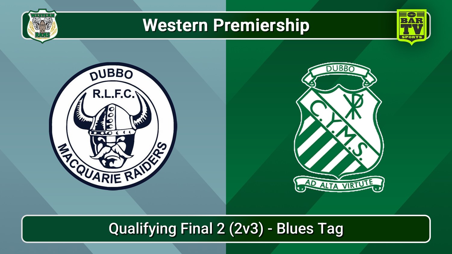 250817-video-Western Premiership Qualifying Final 2 (2v3) - Blues Tag - Dubbo Macquarie Raiders v Dubbo CYMS Slate Image