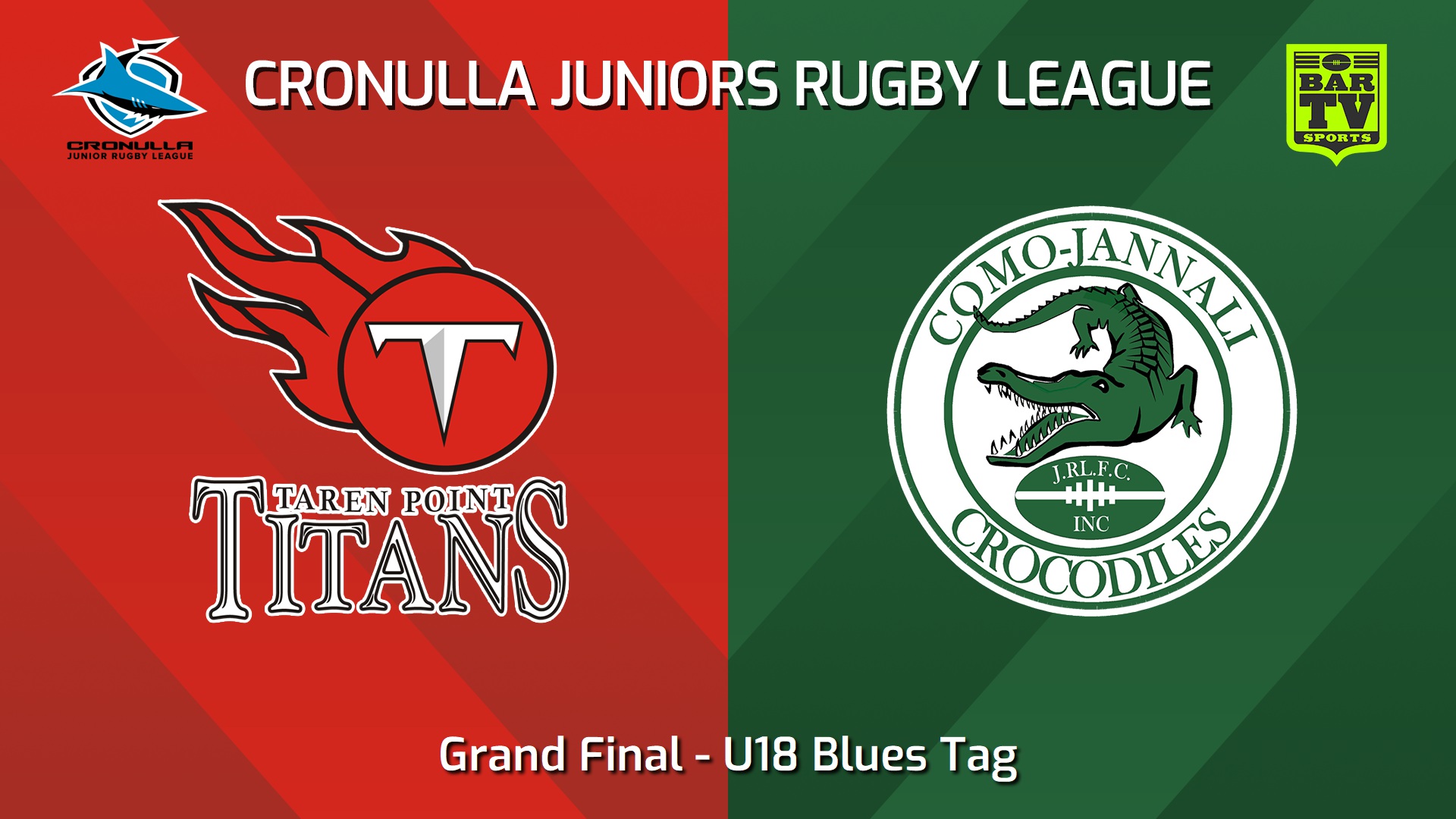 250831-video-Cronulla Juniors Grand Final - U18 Blues Tag - Taren Point Titans v Como Jannali Crocodiles Slate Image
