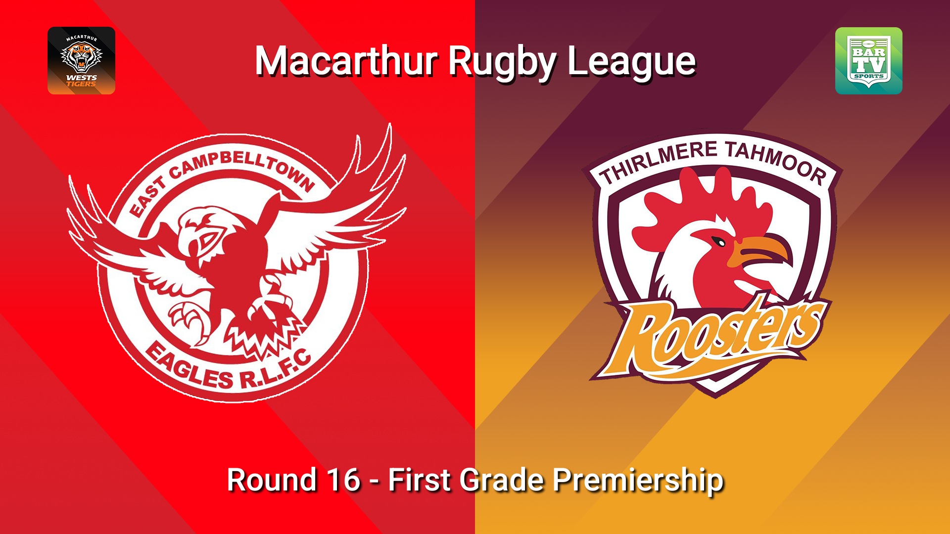 260823-video-Macarthur RL Round 16 - First Grade Premiership - East Campbelltown Eagles v Thirlmere Roosters Slate Image
