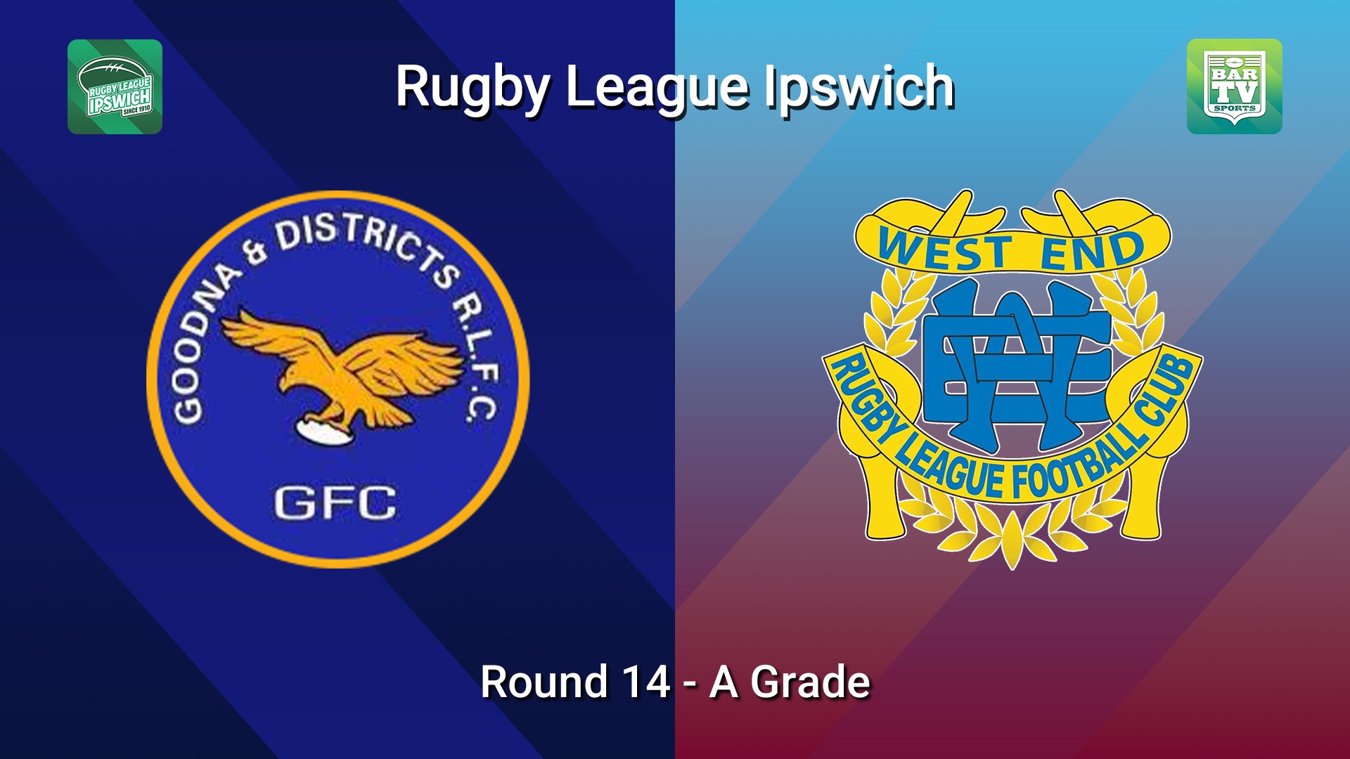260719-video-Rugby League Ipswich Round 14 - A Grade - Goodna v West End Slate Image