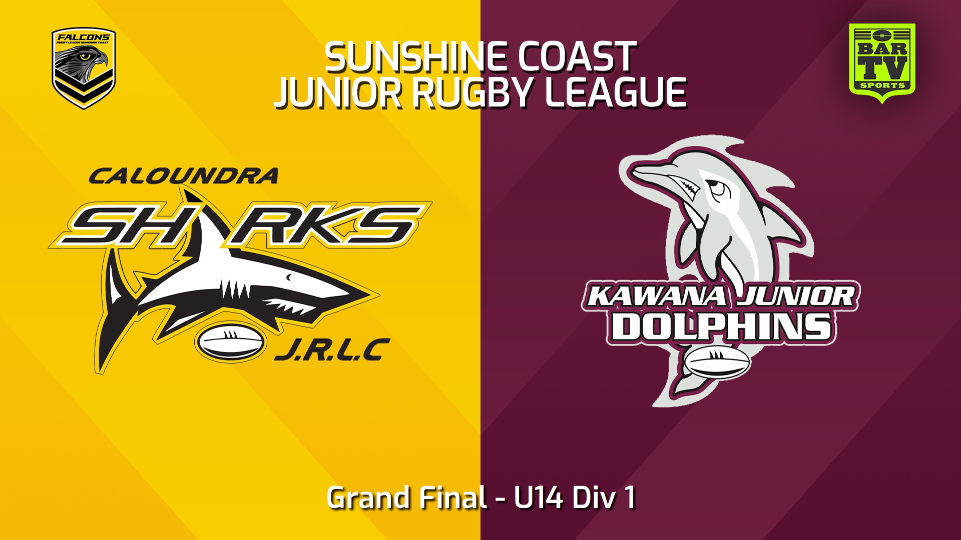 250906-video-Sunshine Coast Junior Rugby League Grand Final - U14 Div 1 - Caloundra Sharks JRL v Kawana Dolphins JRL Slate Image