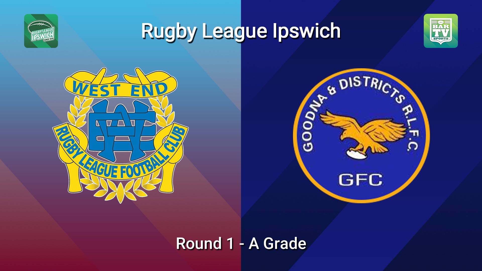 260321-video-Rugby League Ipswich Round 1 - A Grade - West End v Goodna Slate Image