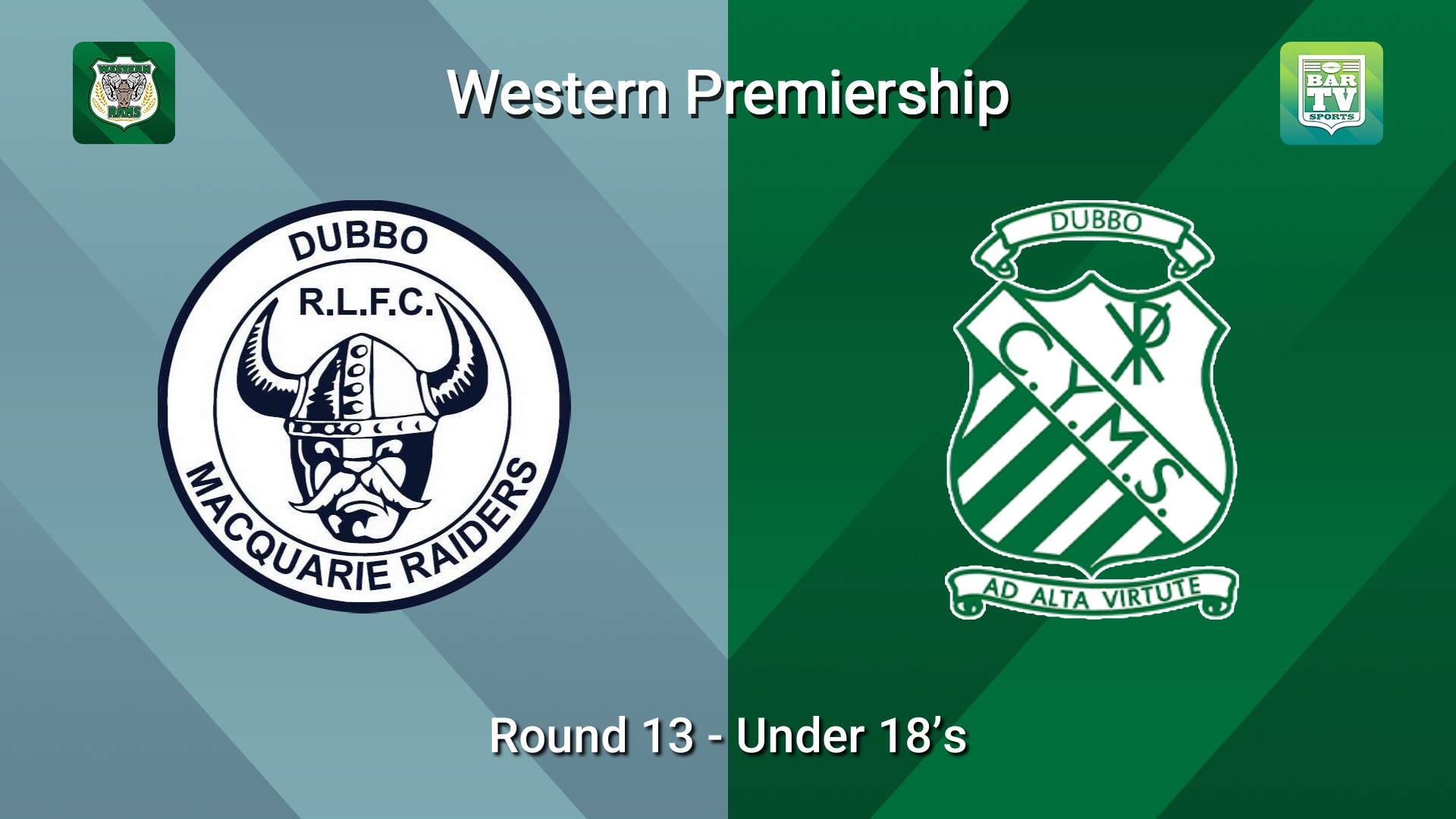 260725-video-Western Premiership Round 13 - Under 18’s - Dubbo Macquarie Raiders v Dubbo CYMS Slate Image