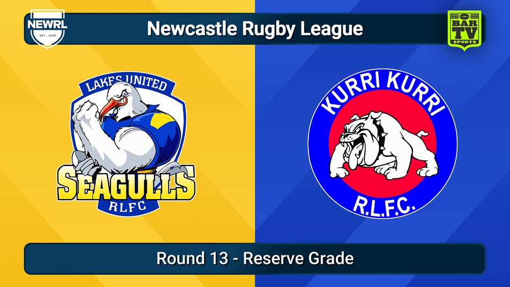 250712-video-Newcastle RL Round 13 - Reserve Grade - Lakes United Seagulls v Kurri Kurri Bulldogs Slate Image