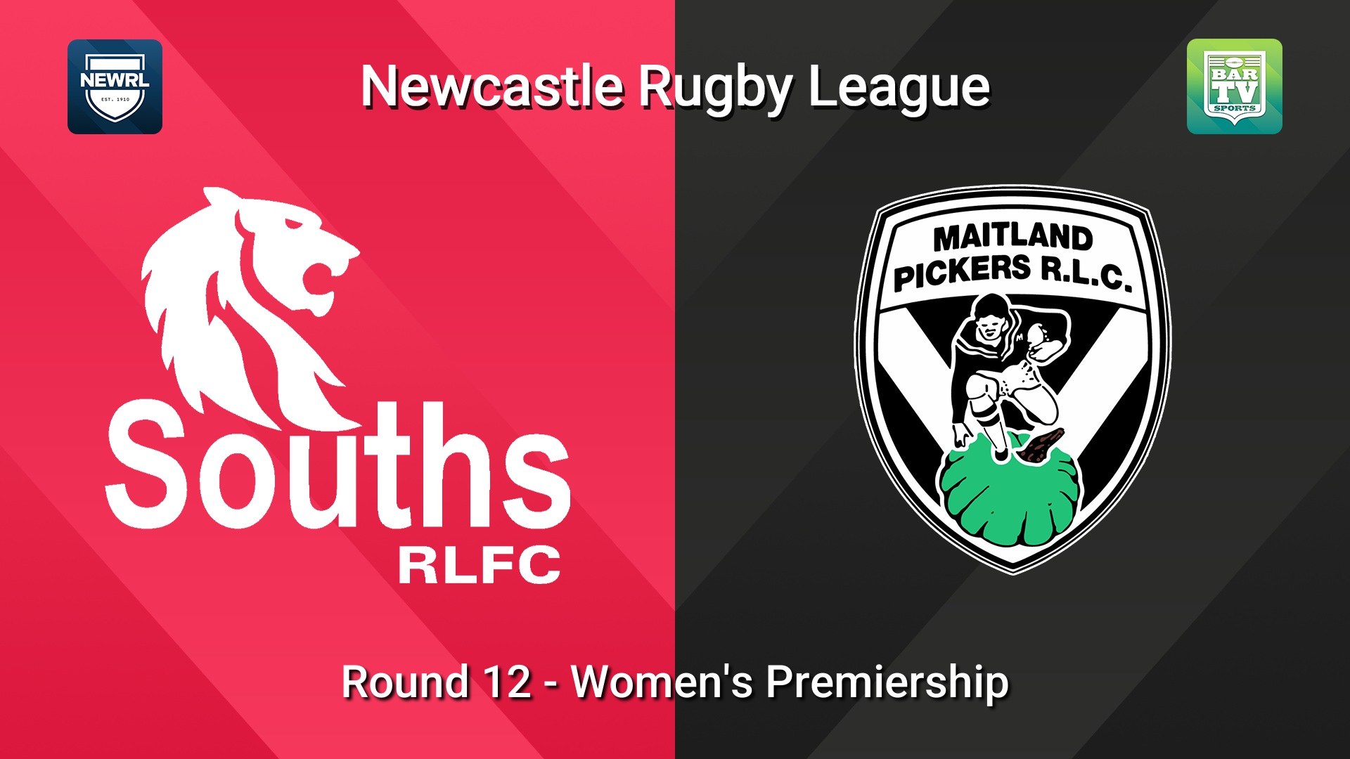 260718-video-Newcastle RL Round 12 - Women's Premiership - South Newcastle Lions v Maitland Pickers Slate Image