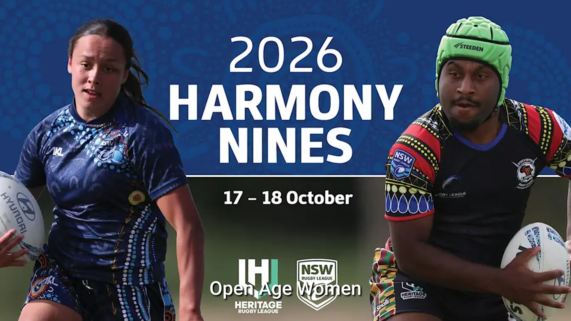 261018-video-Harmony 9's Rugby League Round 3 - Open Age Women - Niue v Lebanese Cedars Slate Image
