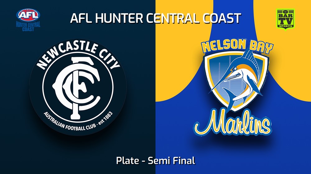 240831-video-AFL Hunter Central Coast Semi Final - Plate - Newcastle City  v Nelson Bay Marlins Slate Image