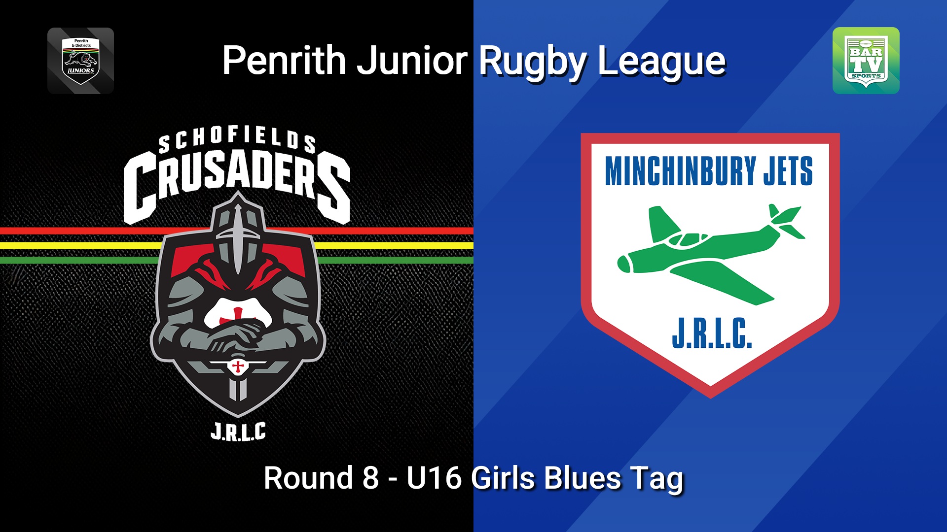 260621-video-Penrith & District Junior Rugby League Round 8 - U16 Girls Blues Tag - Schofields Crusaders v Minchinbury Slate Image