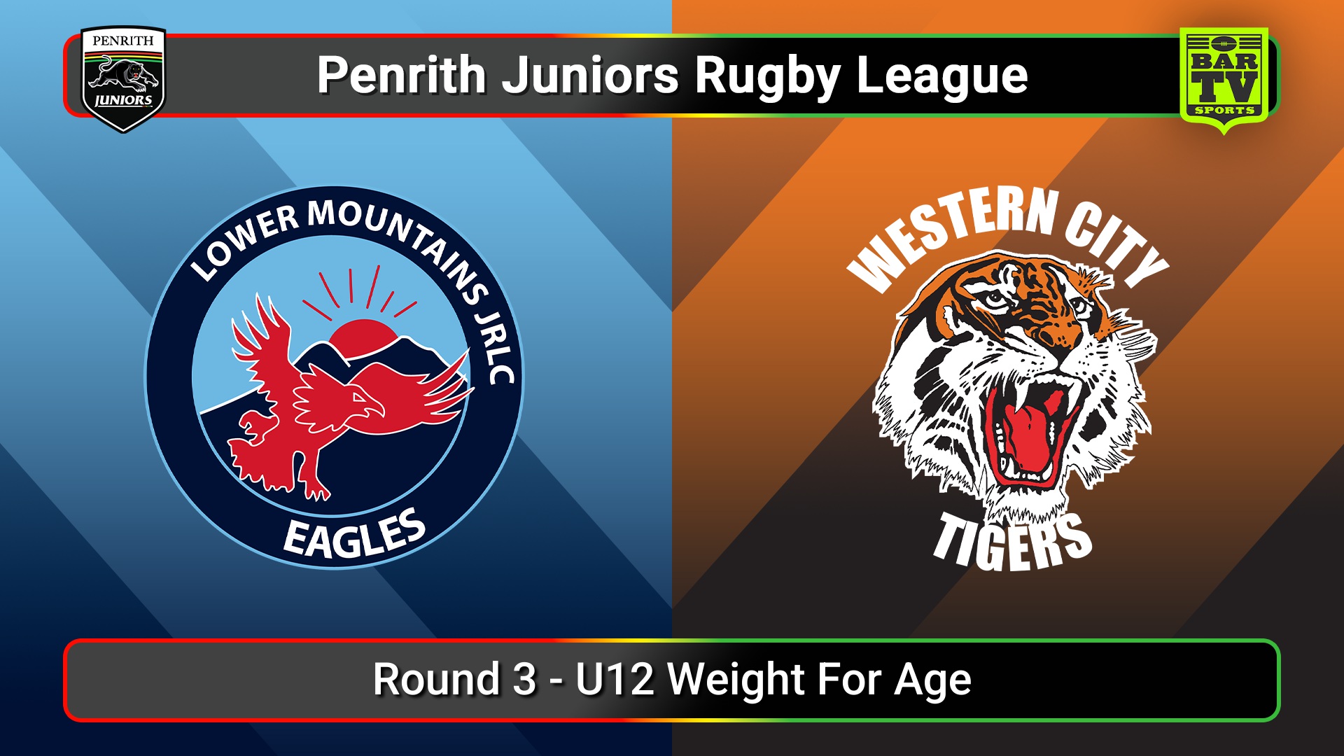 250629-video-Penrith & District Junior Rugby League Round 3 - U12 Weight For Age - Lower Mountains v Western City Tigers Slate Image
