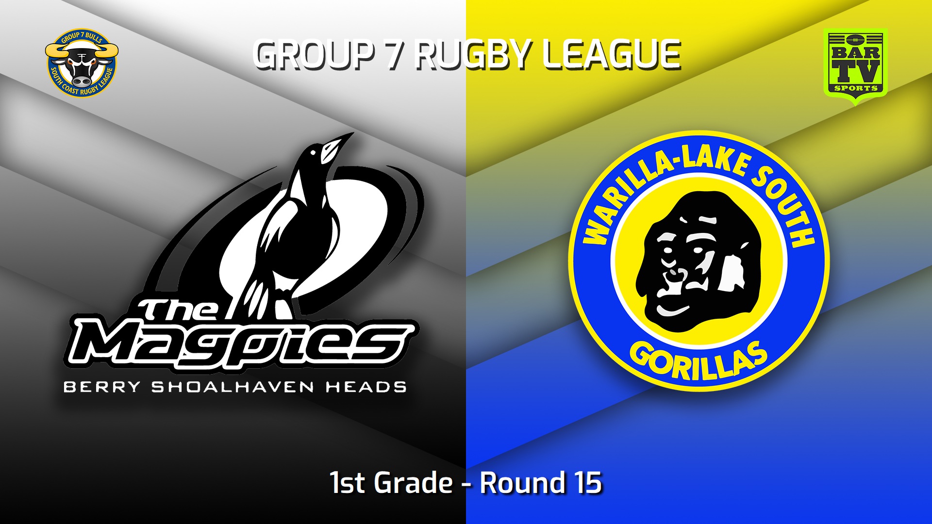 220806-South Coast Round 15 - 1st Grade - Berry-Shoalhaven Heads Magpies v Warilla-Lake South Gorillas Slate Image