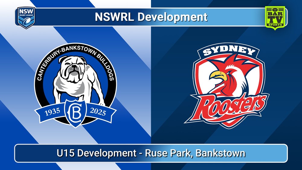 251010-video-NSWRL Development Girls Trial - U15 Development - Canterbury-Bankstown Bulldogs v Sydney Roosters Slate Image