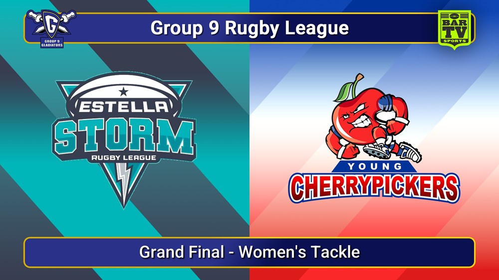 250921-video-Group 9 RL Grand Final - Women's Tackle - Estella Storm v Young Cherrypickers Slate Image