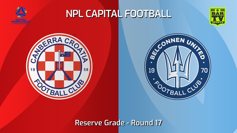 240804-video-NPL Women - Reserve Grade - Capital Football Round 17 - Canberra Croatia FC W v Belconnen United W Slate Image