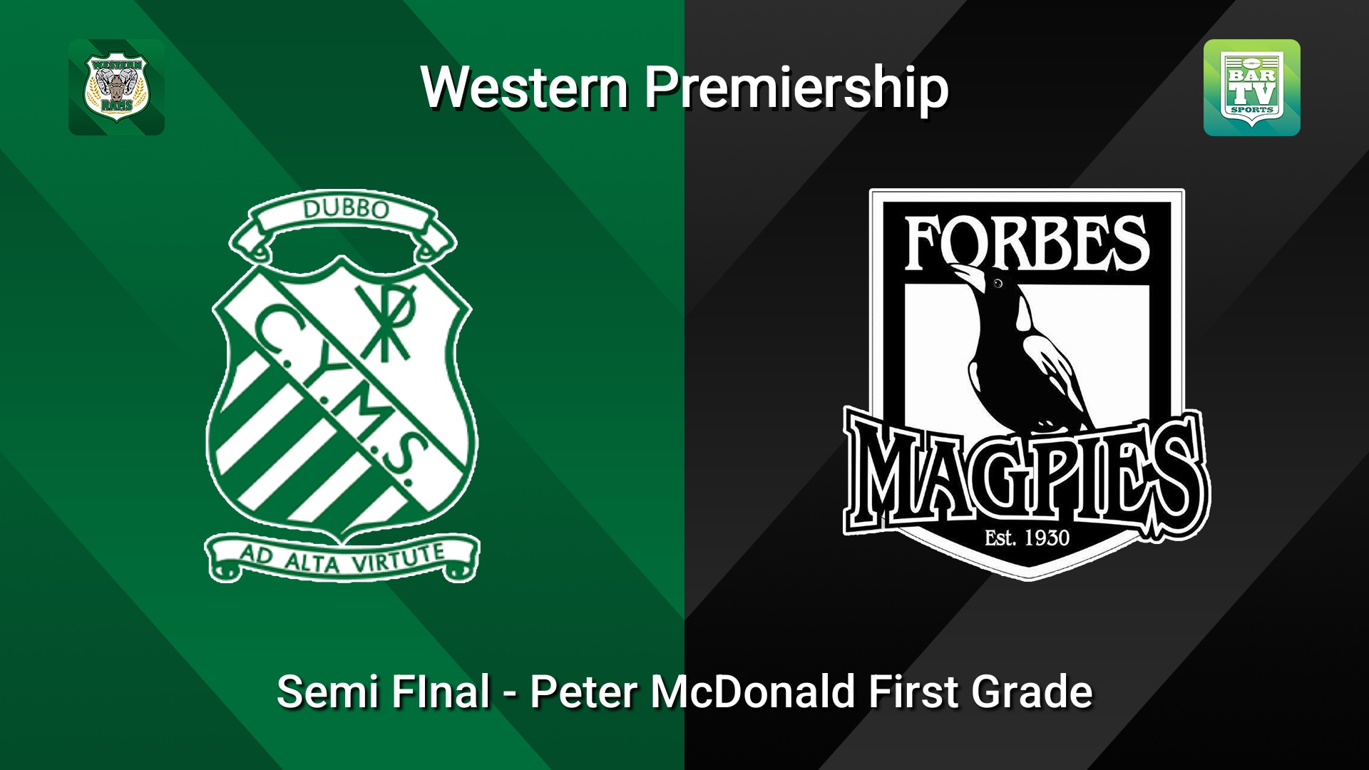 260816-video-Western Premiership Semi FInal - Peter McDonald First Grade - Dubbo CYMS v Forbes Magpies Minigame Slate Image