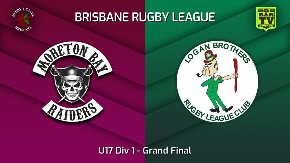 230903-BRL Grand Final - U17 Div 1 - Moreton Bay Raiders v Logan Brothers Slate Image