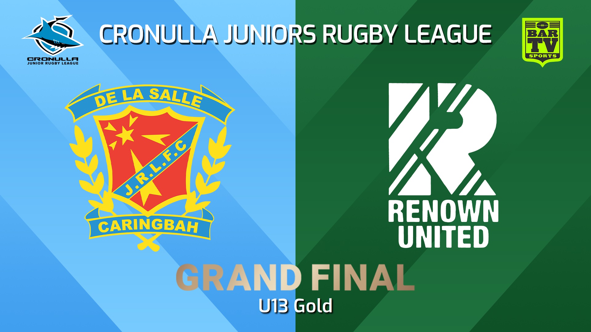 240831-video-Cronulla Juniors Grand Final - U13 Gold - De La Salle v Renown United Slate Image