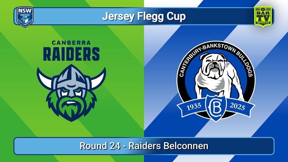 250816-video-Jersey Flegg Cup Round 24 - Canberra Raiders v Canterbury-Bankstown Bulldogs Slate Image