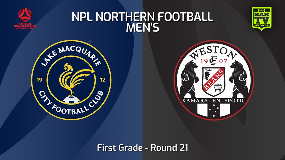 240810-video-NNSW NPLM Round 21 - Lake Macquarie City FC v Weston Workers FC Slate Image