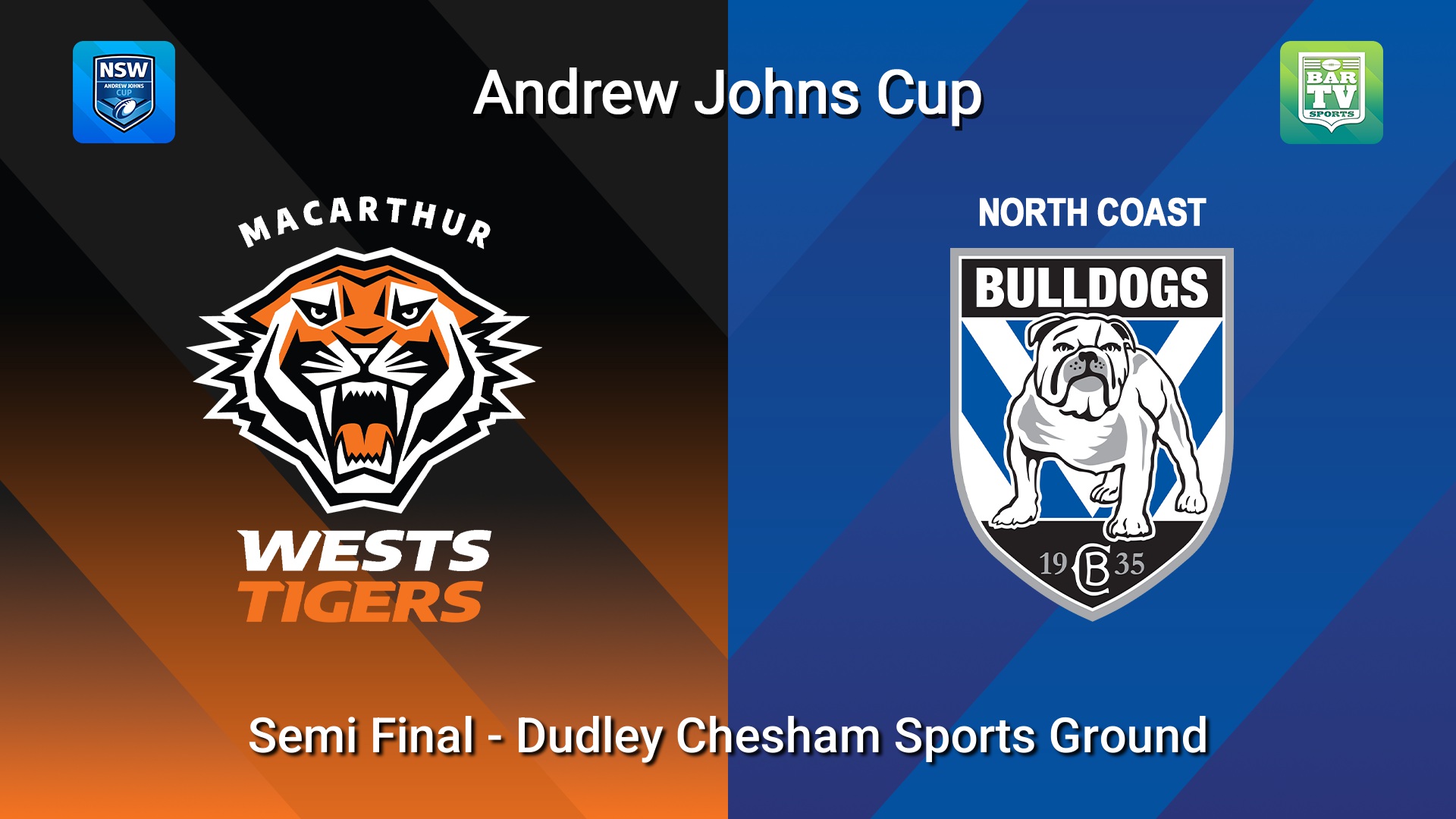260321-video-Andrew Johns Cup Semi Final - Macarthur Tigers v North Coast Bulldogs Slate Image